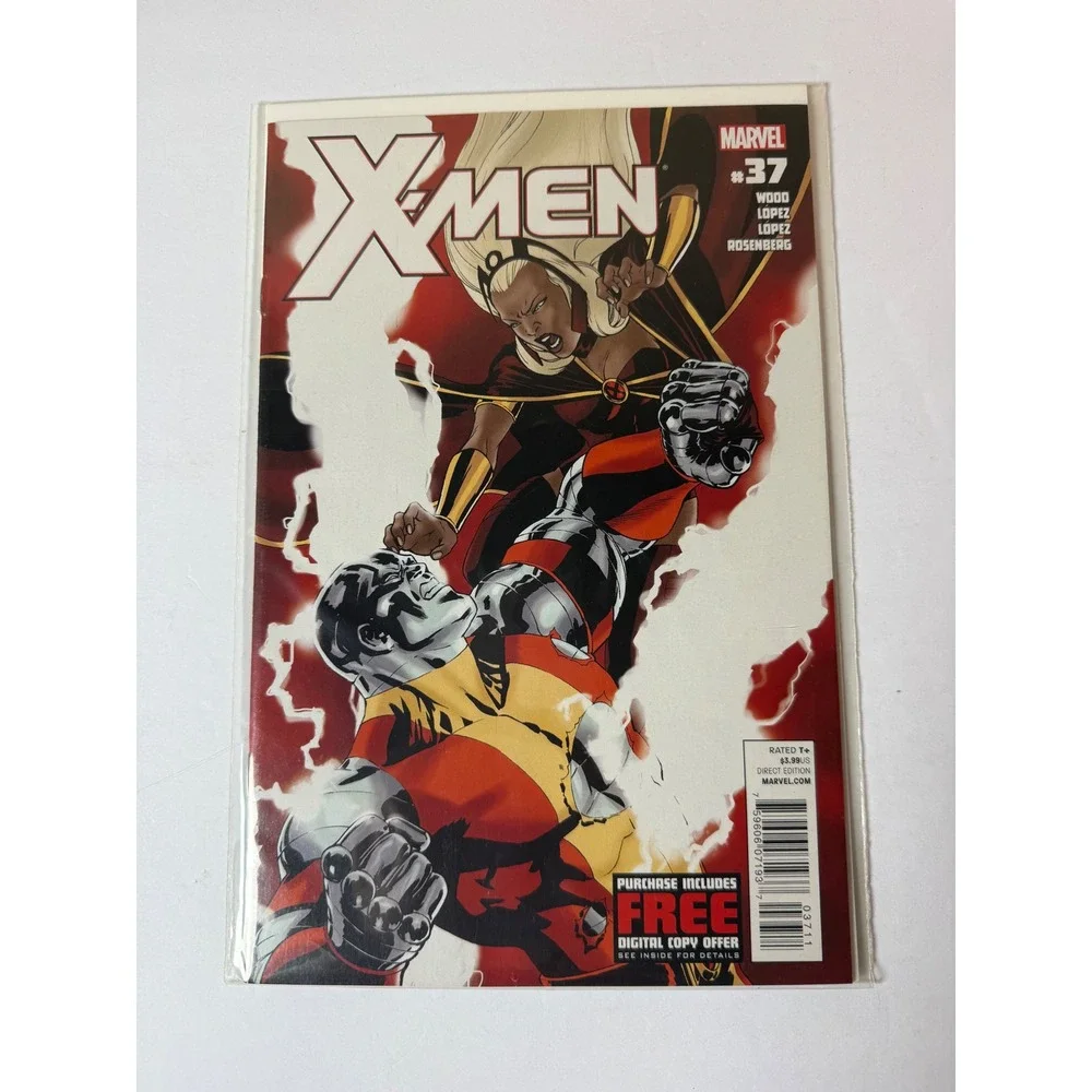 Marvel X-Men‎ #37 2013 Storm Colossus Brian Wood David Lopez Terry Dodson Cover